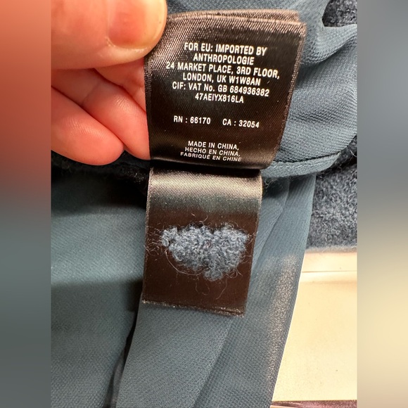 Anthropologie Knitted &‎ Knotted Teal Sheer-Back
Sweater Size M EUC wool Blend - Picture 12 of 13